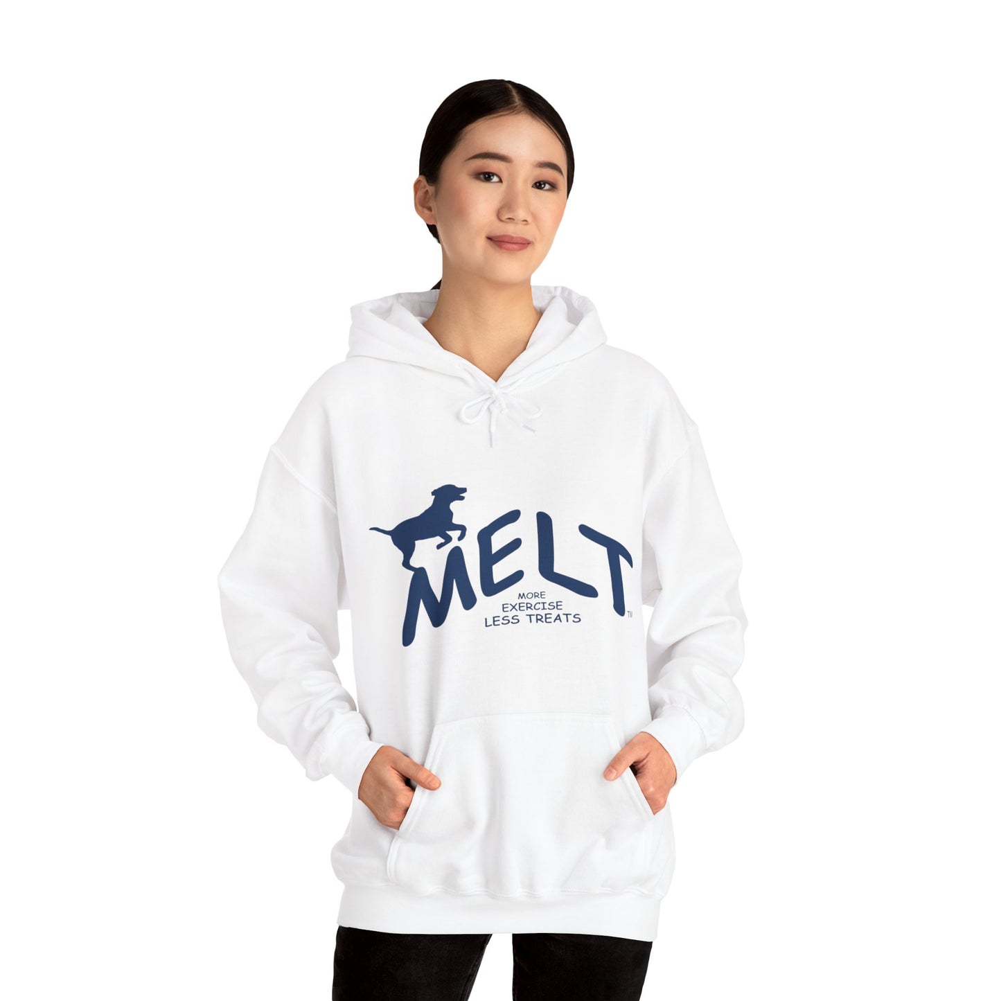 Hooded Sweatshirt (unisex) - MELT   (blue)