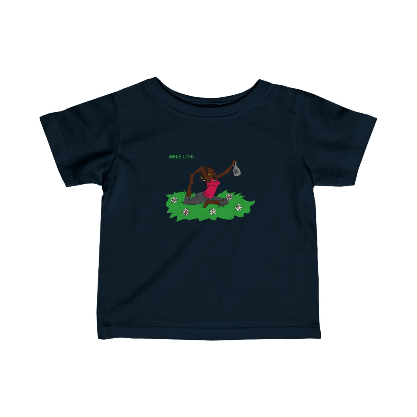 Infant Tee - Yoga Lady2