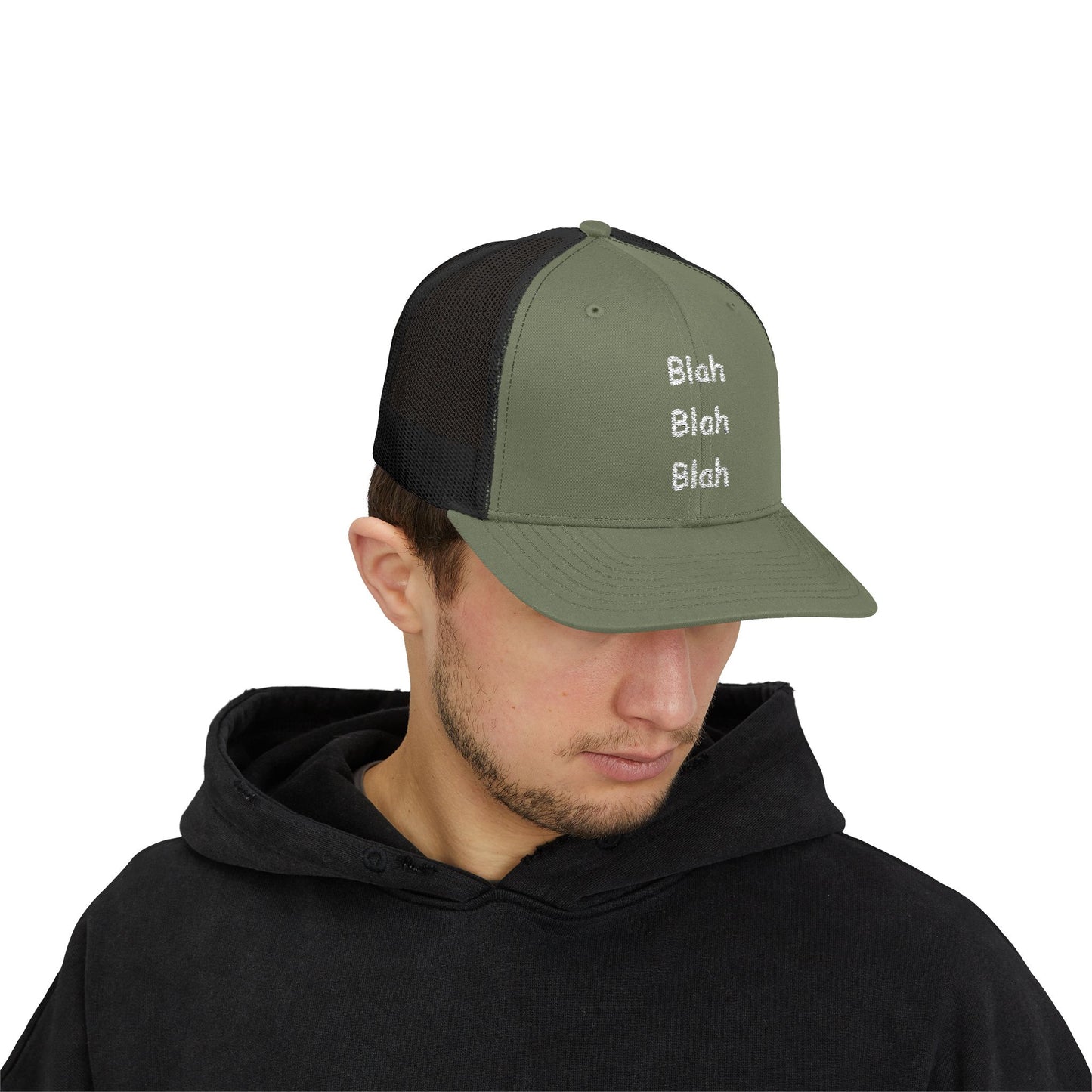 Baseball Cap (Snapback Trucker style) - Blah Blah Blah