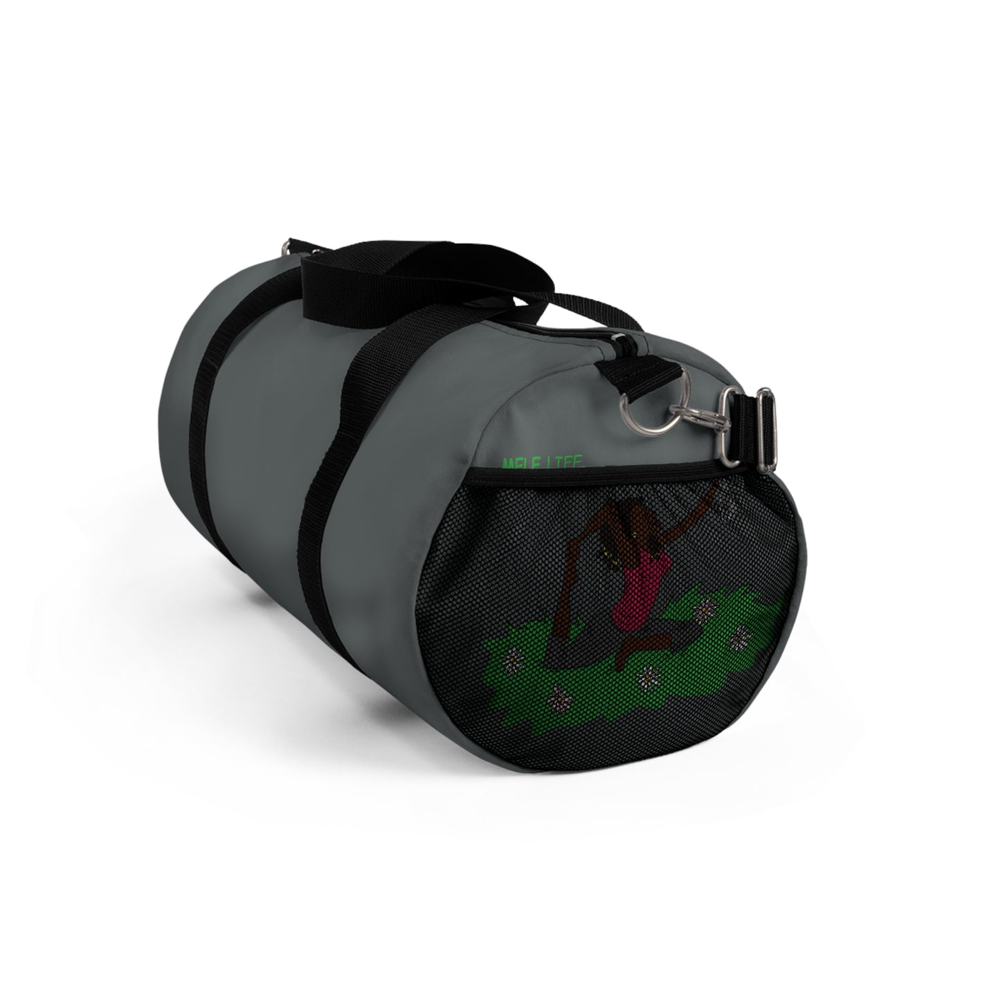Duffel Bag - Yoga Lady 2  (dark gray)