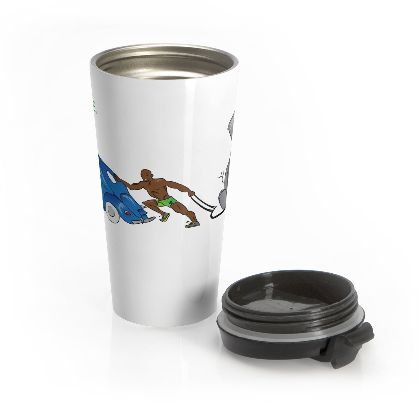 Travel Mug - strong black man