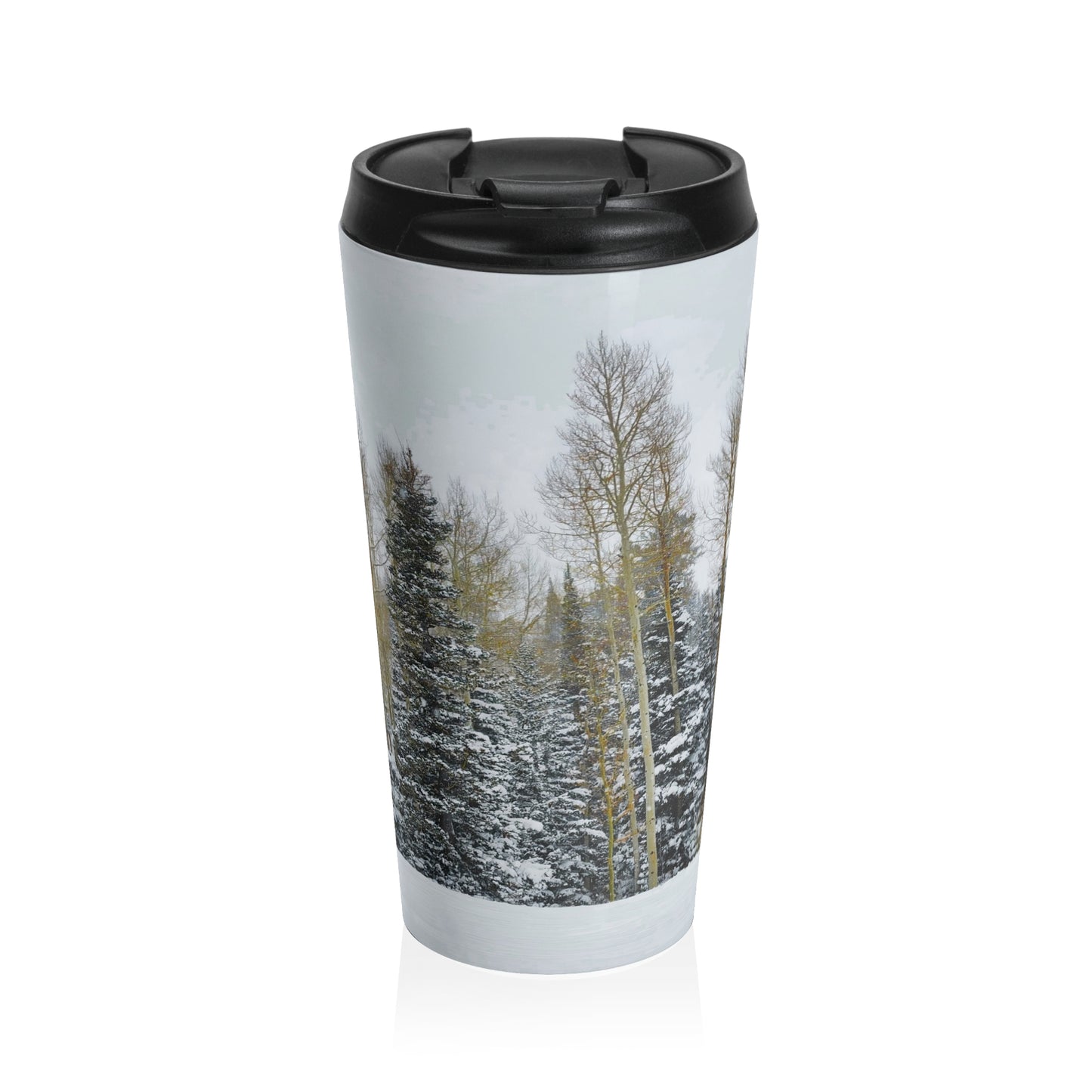 Travel Mug (15oz) - Forest Winterscape