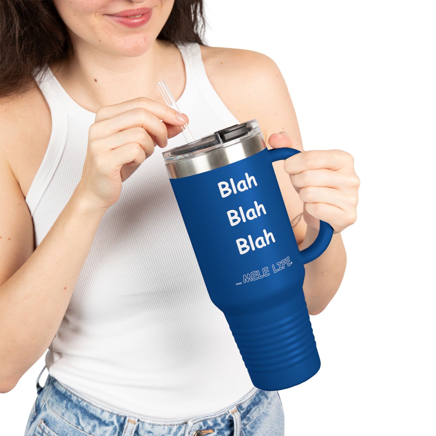 Travel Mug (40 oz) - Blah Blah Blah
