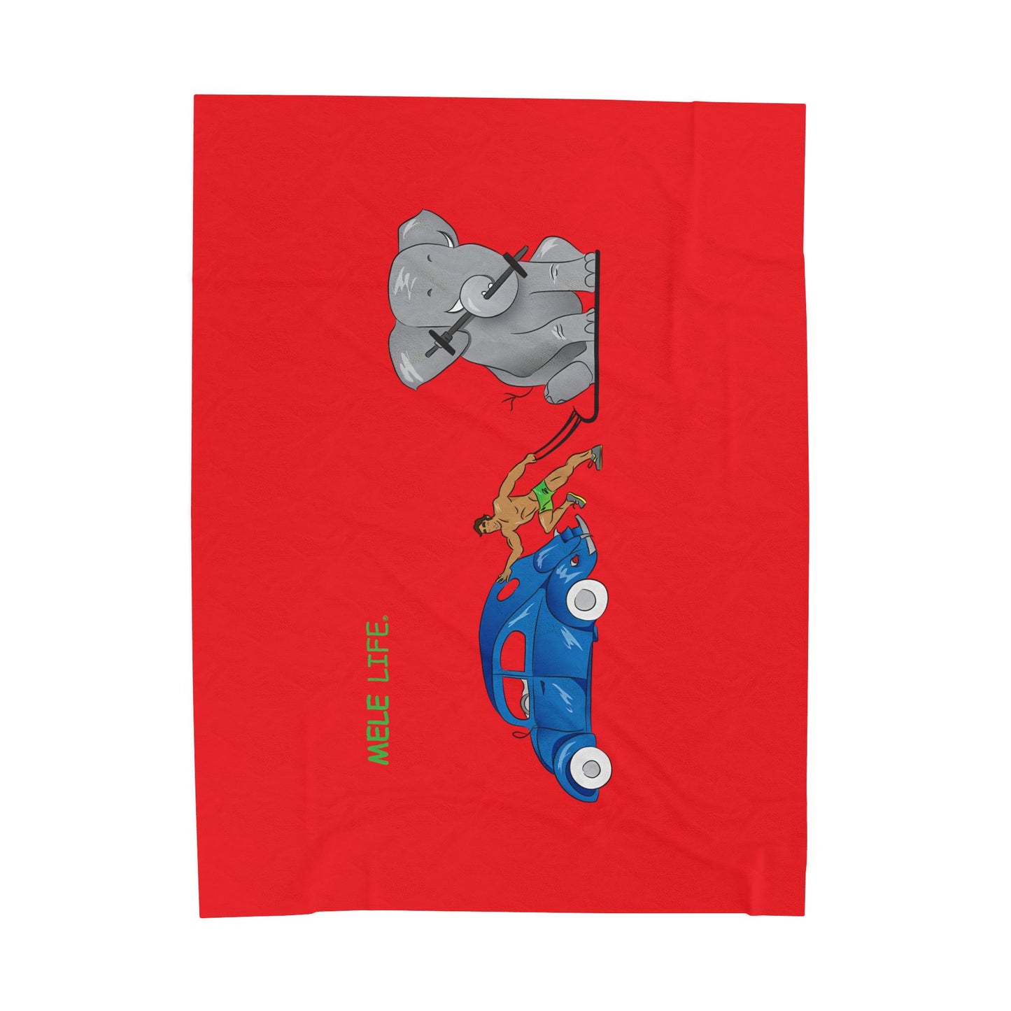 Blanket  - Strong Brown Man  (red)