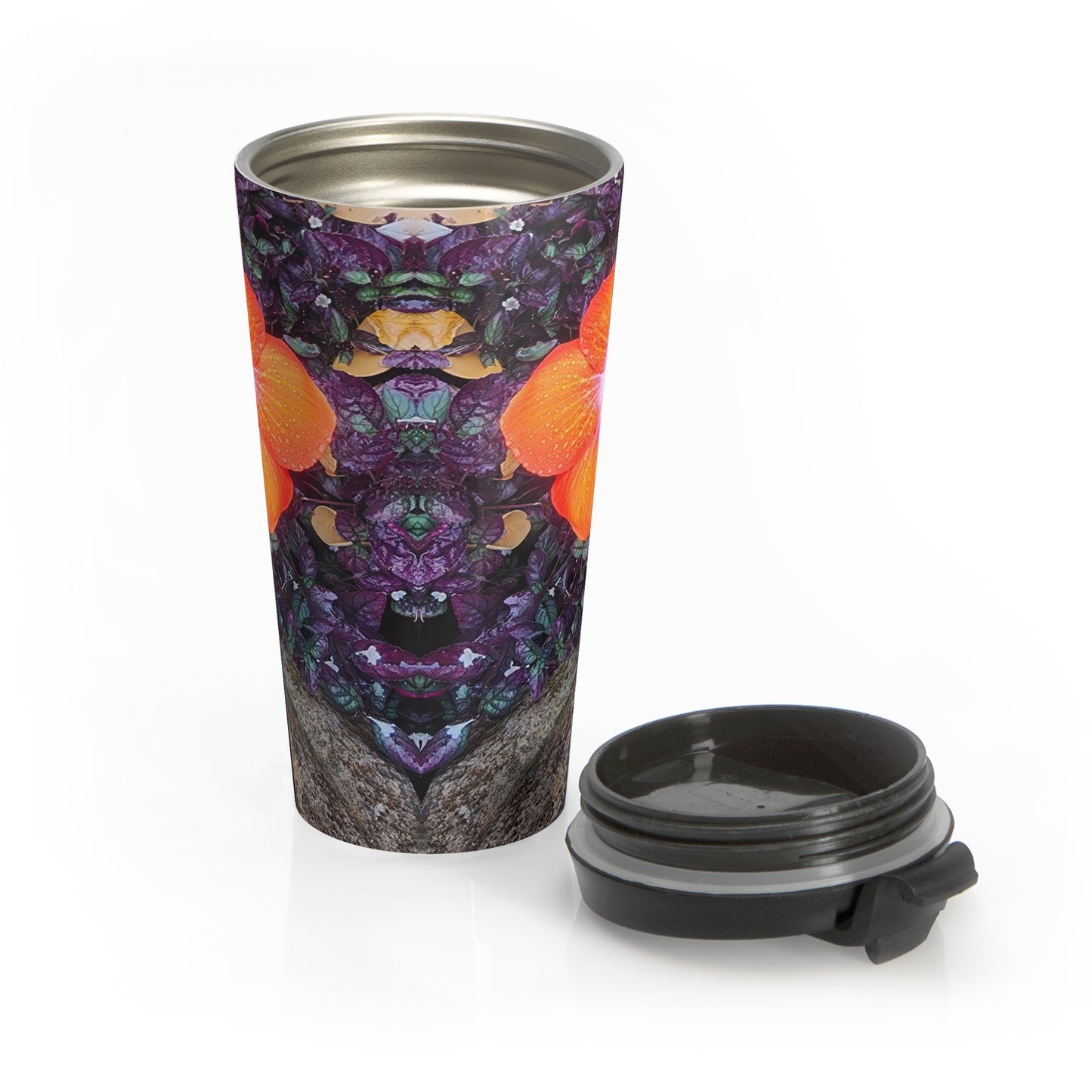 Travel Mug (15oz) - Hawaiian Hibiscus Flower