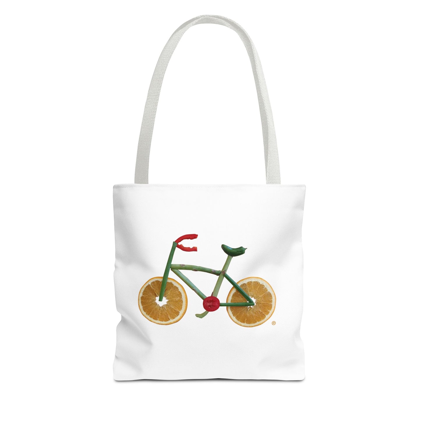 Tote Bag - Veggie Bike  (white)