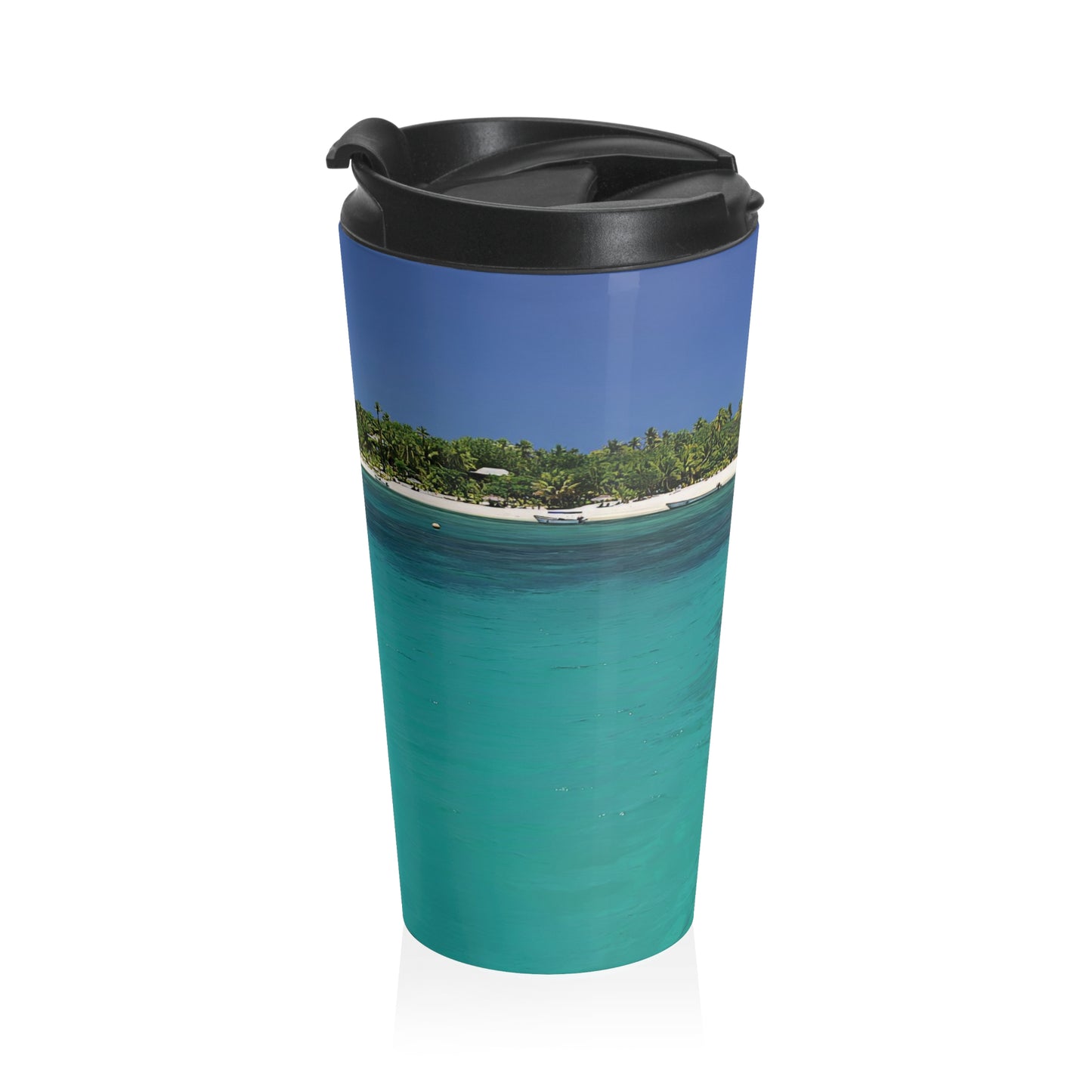 Travel Mug (15oz) - Tropical Island