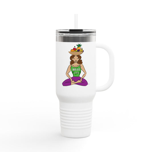 Travel Mug (40 oz) - Yoga Lady 1