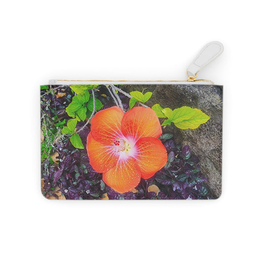 Clutch Bag (mini) - Hawaiian Hibiscus and Wave