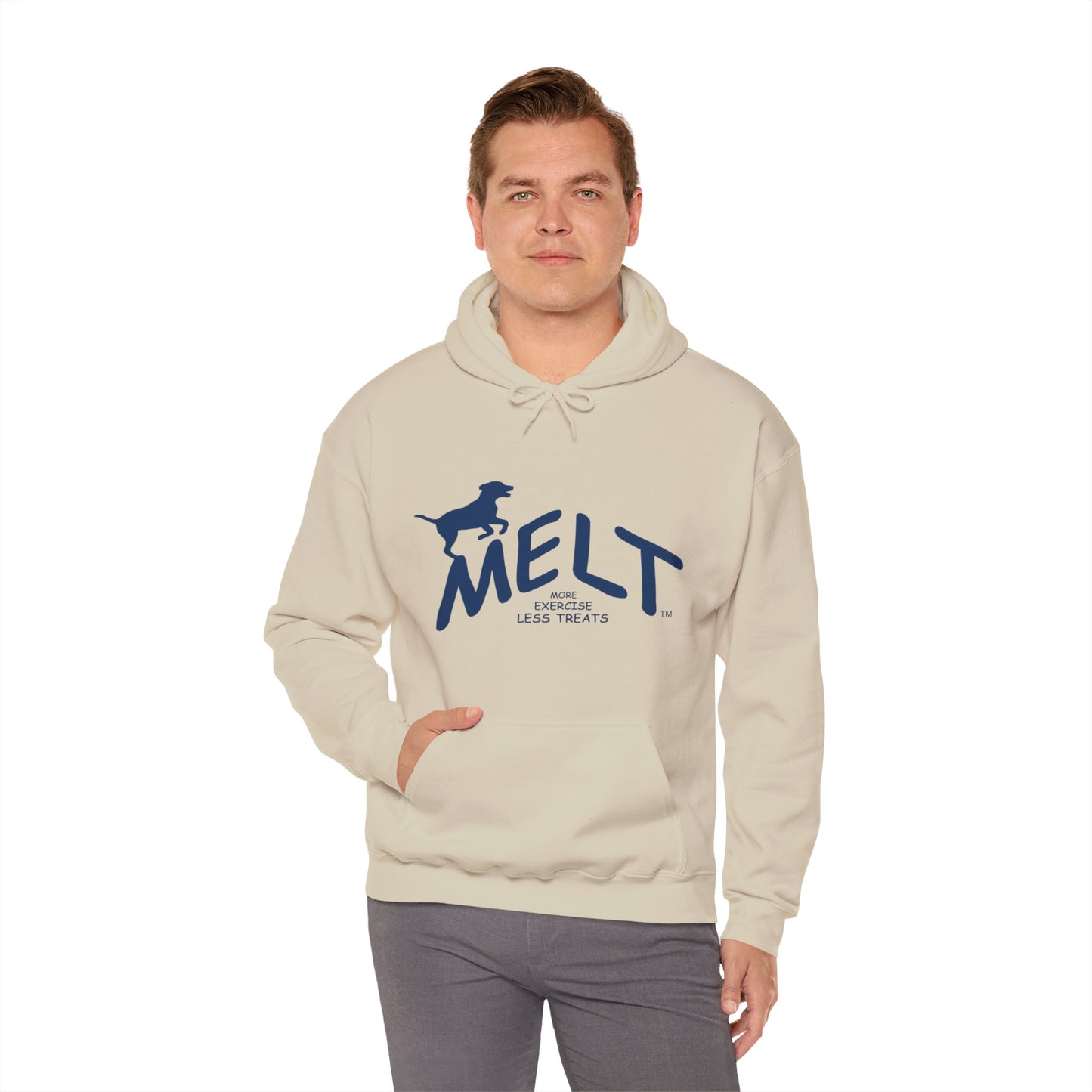 Hooded Sweatshirt (unisex) - MELT   (blue)