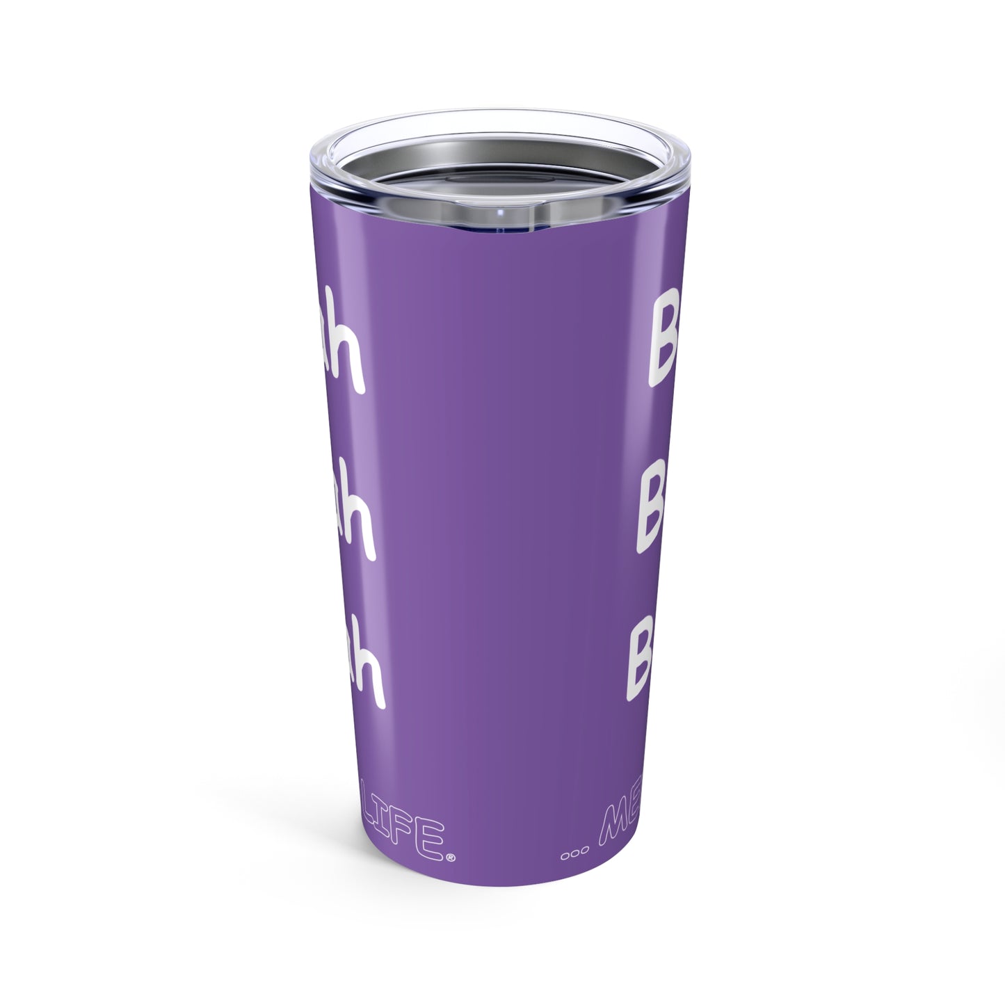 Tumbler (20oz) - Blah Blah Blah  (purple)