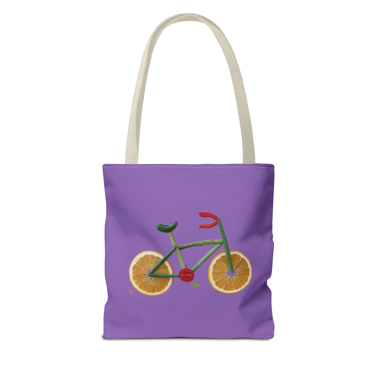 Tote Bag - Veggie Bike  (purple)