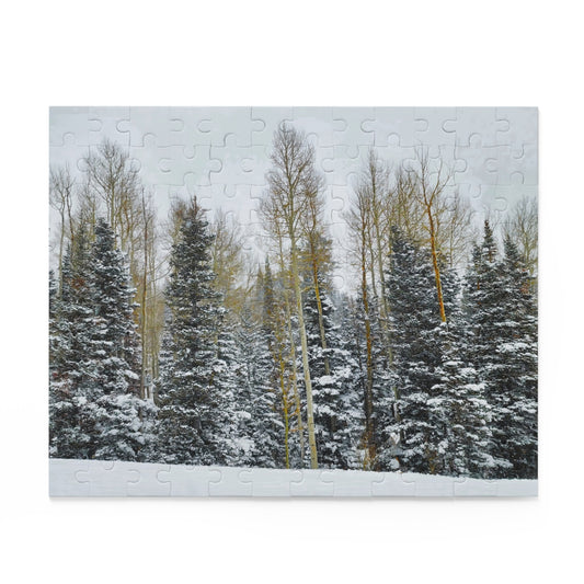 Puzzle - Forest Winterscape  (3 sizes)