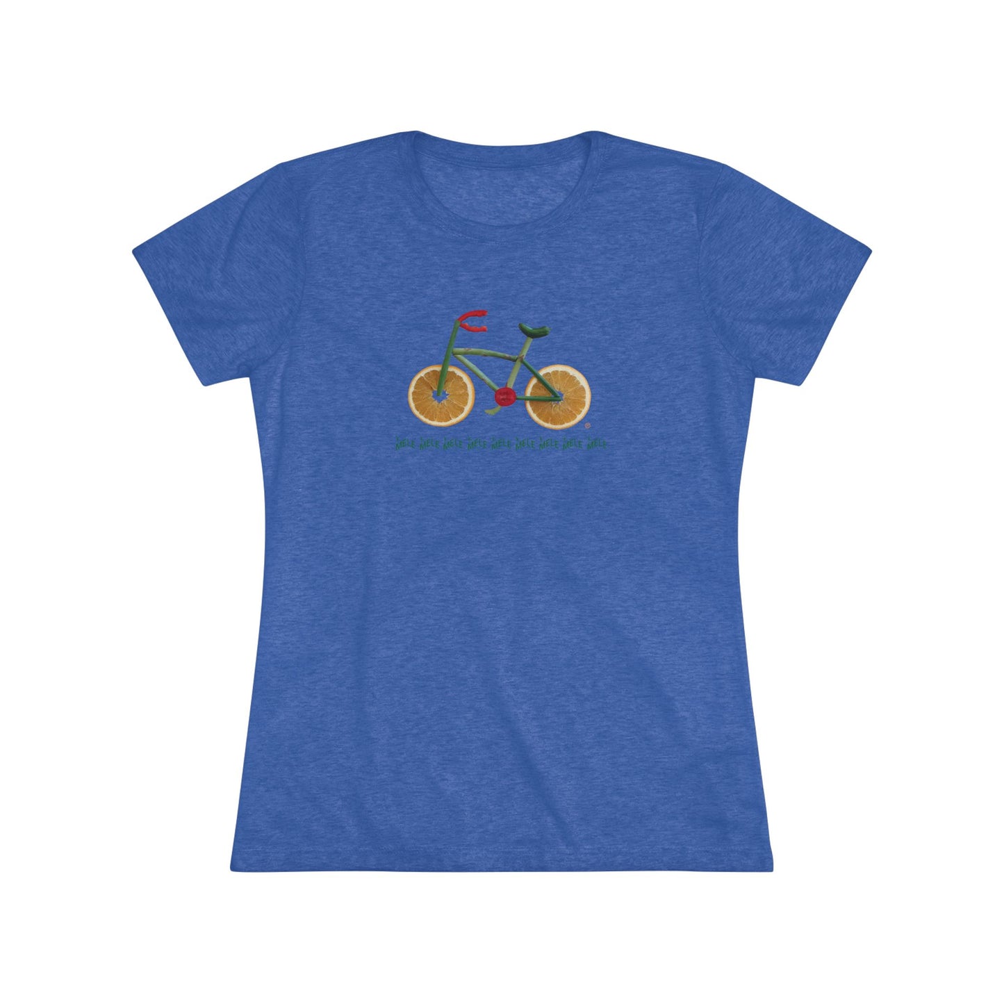 Women's Triblend Tee - Veggie Bike