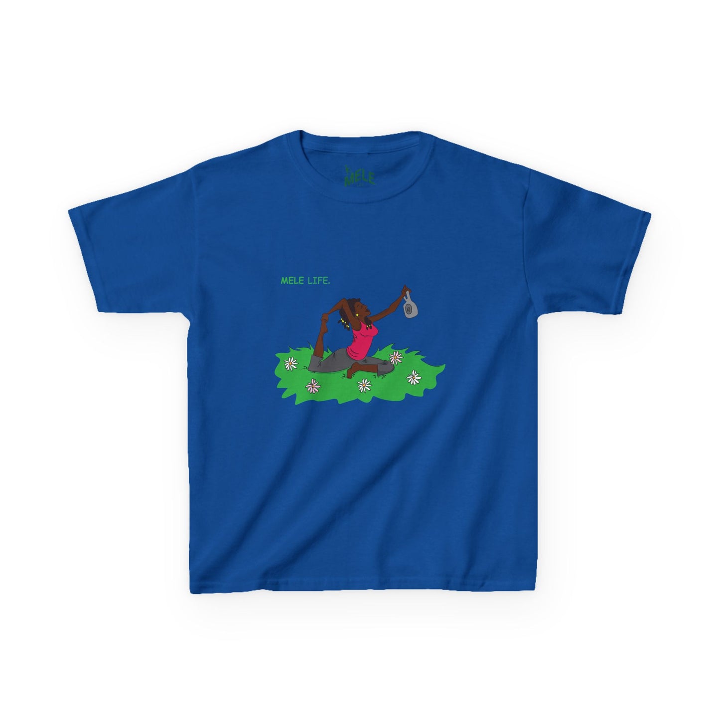 Kids Tee - Yoga Lady 2
