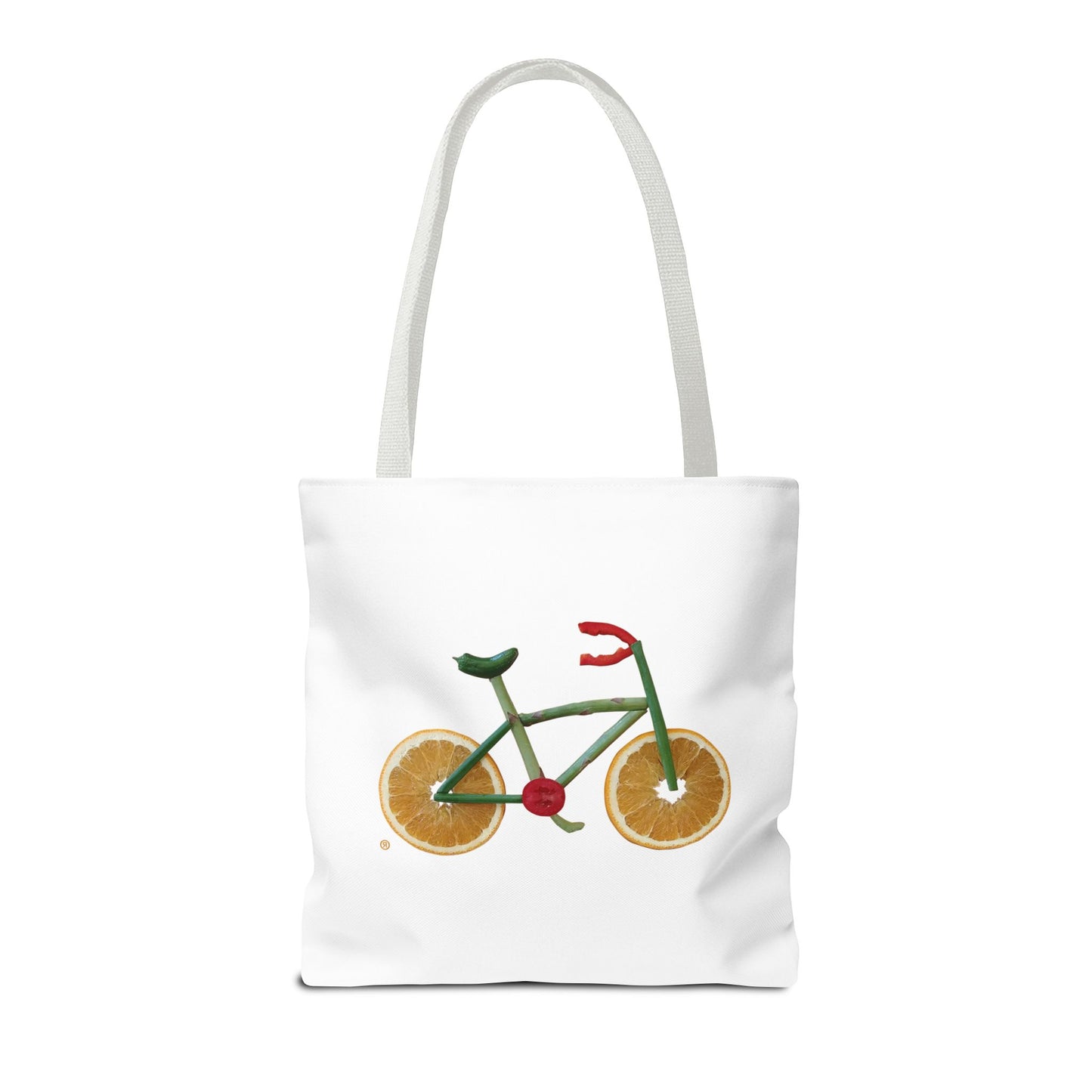 Tote Bag - Veggie Bike  (white)
