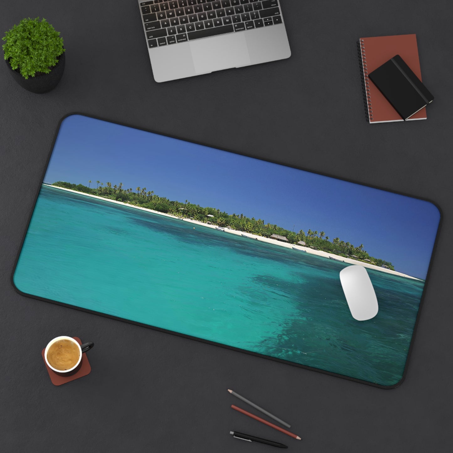 Desk Mat - Tropical Island