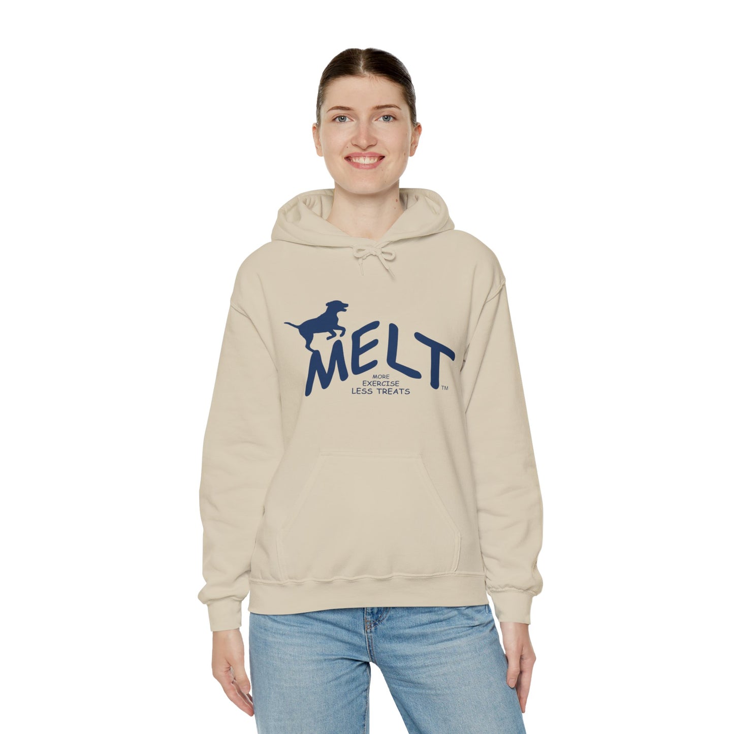 Hooded Sweatshirt (unisex) - MELT   (blue)