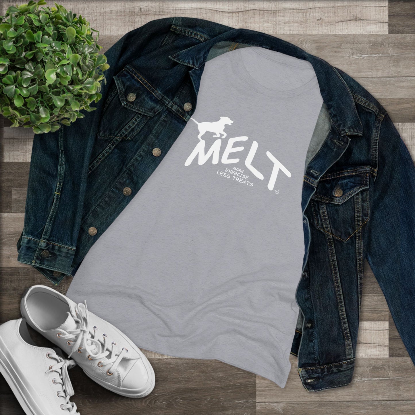 Women's Triblend Tee - MELT for dogs