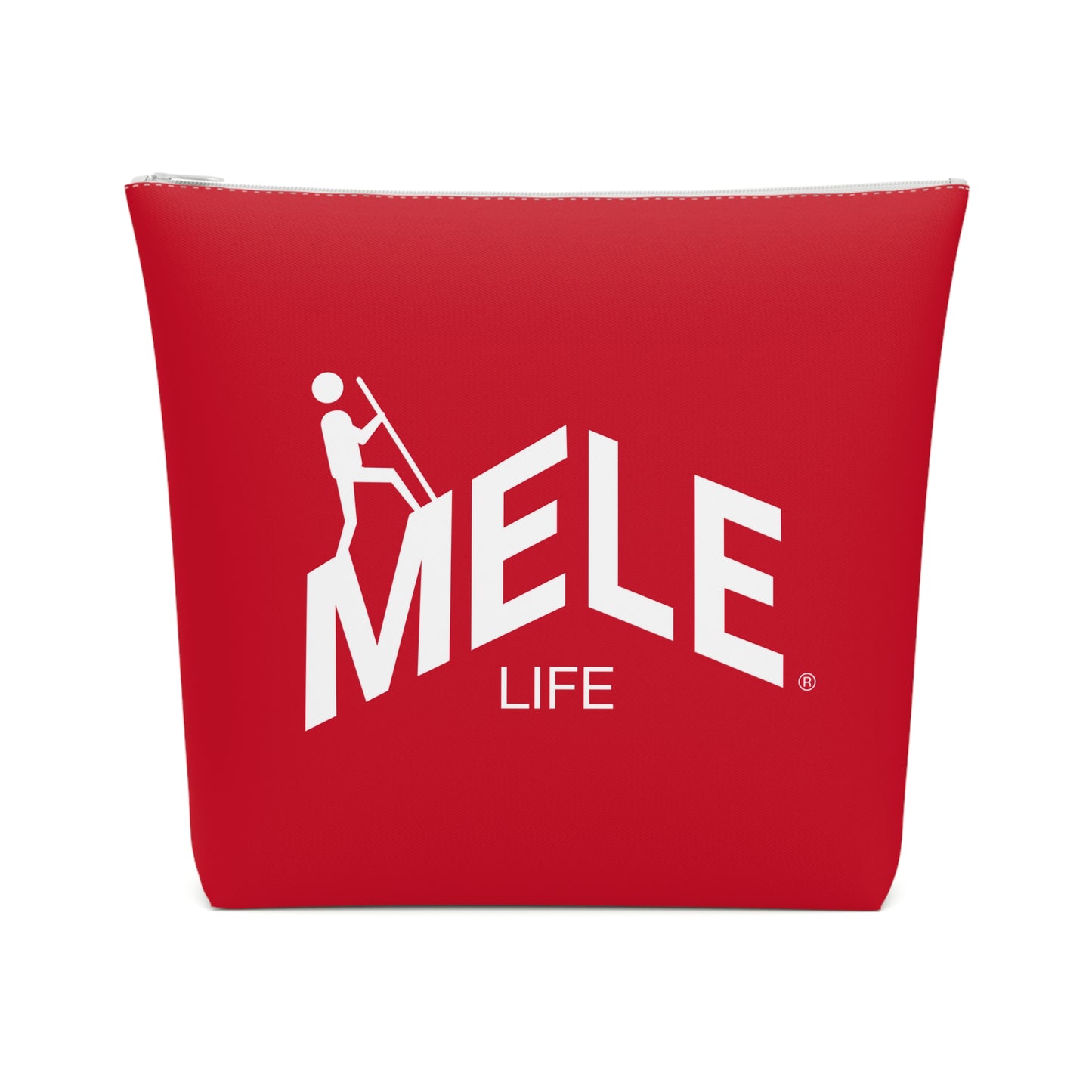 Cosmetic Bag - MELE LIFE logo   (red)