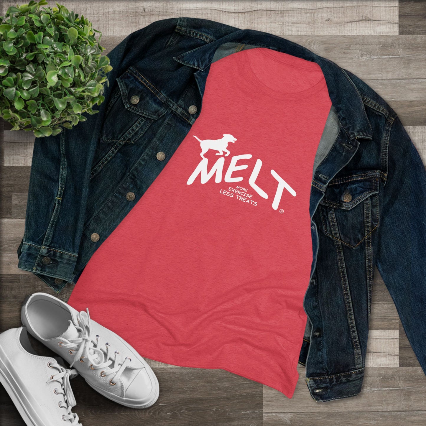 Women's Triblend Tee - MELT for dogs
