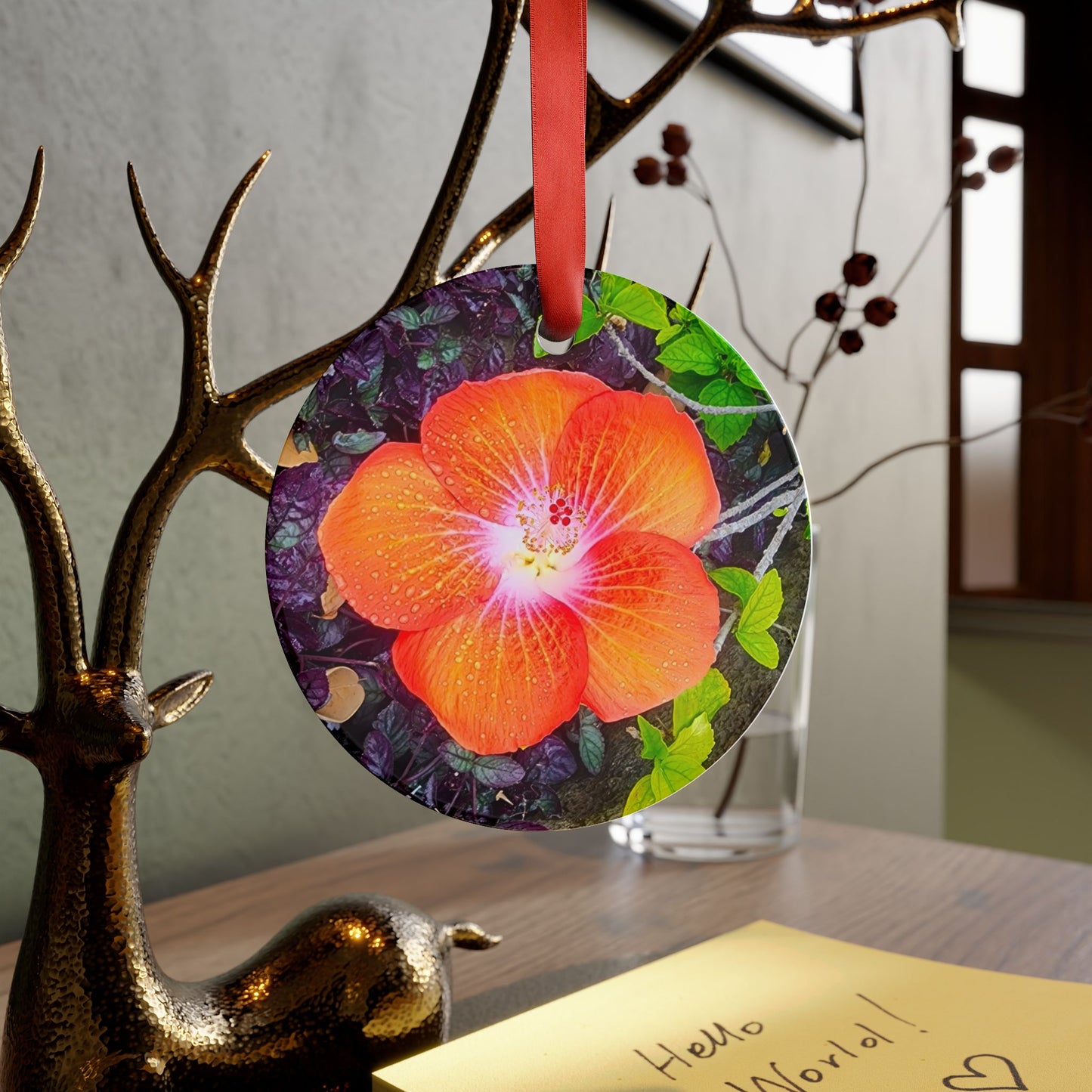 Holiday Ornament - Hawaiian Hibiscus Flower