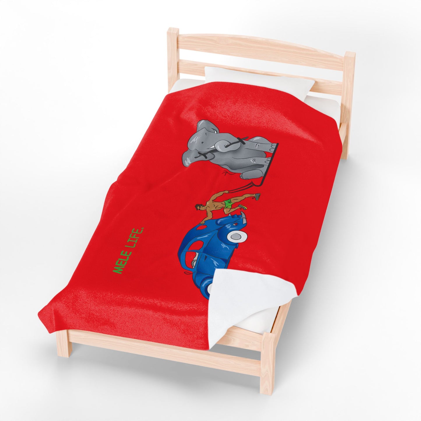 Blanket  - Strong Brown Man  (red)