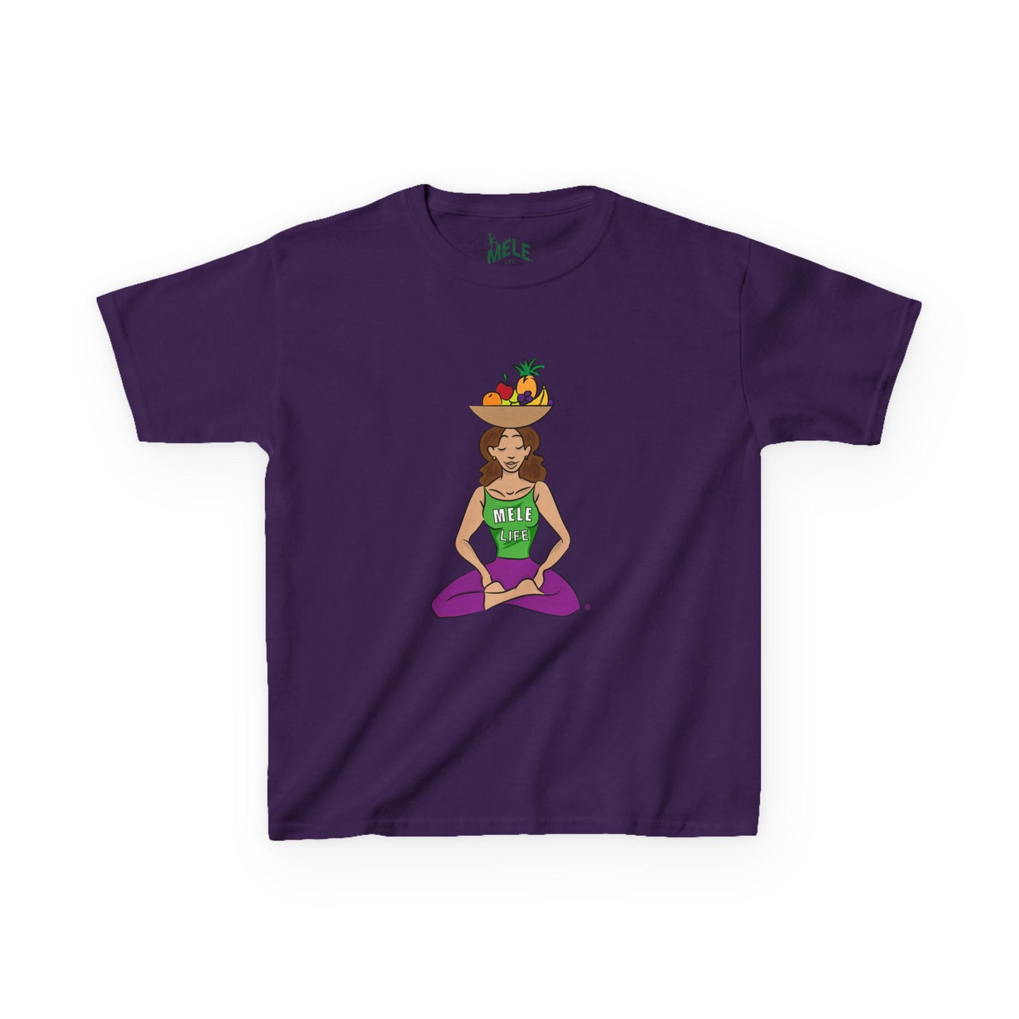 Kids Tee - Yoga Lady 1