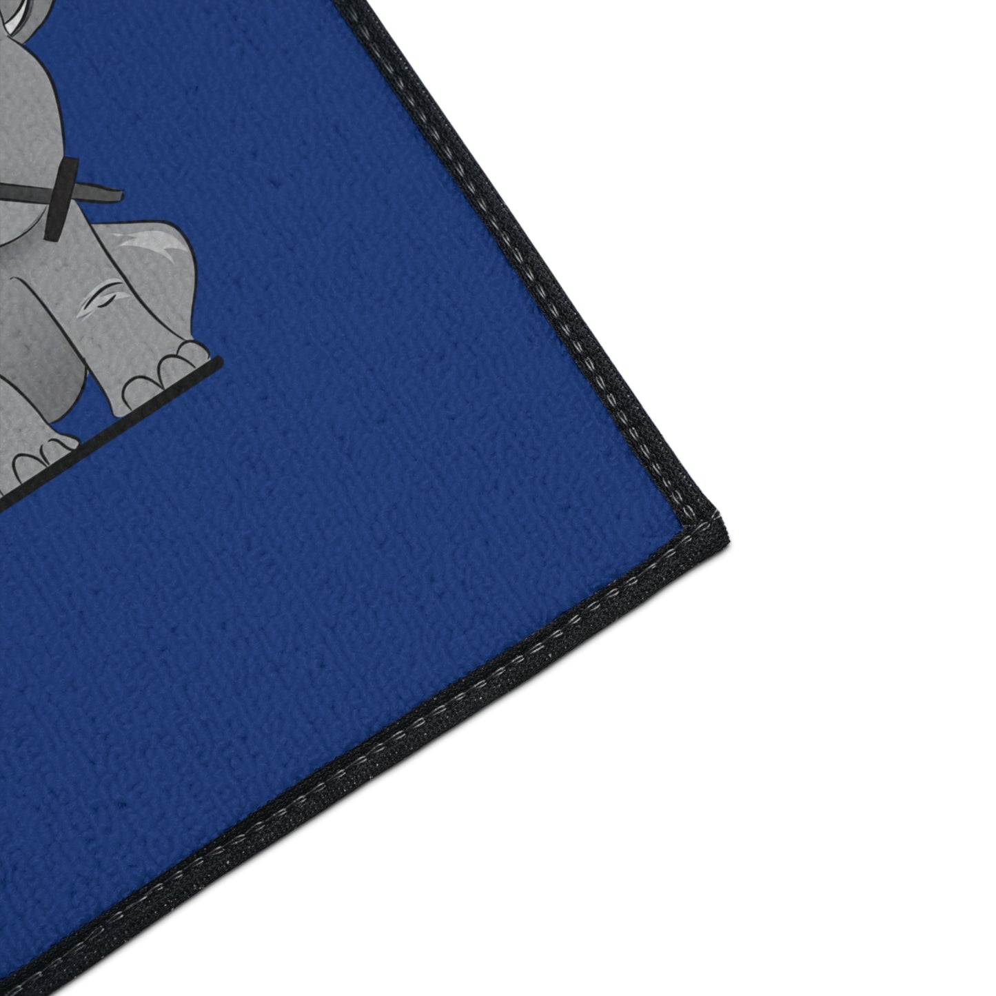 Floor Mat - Strong Black Man  (blue)