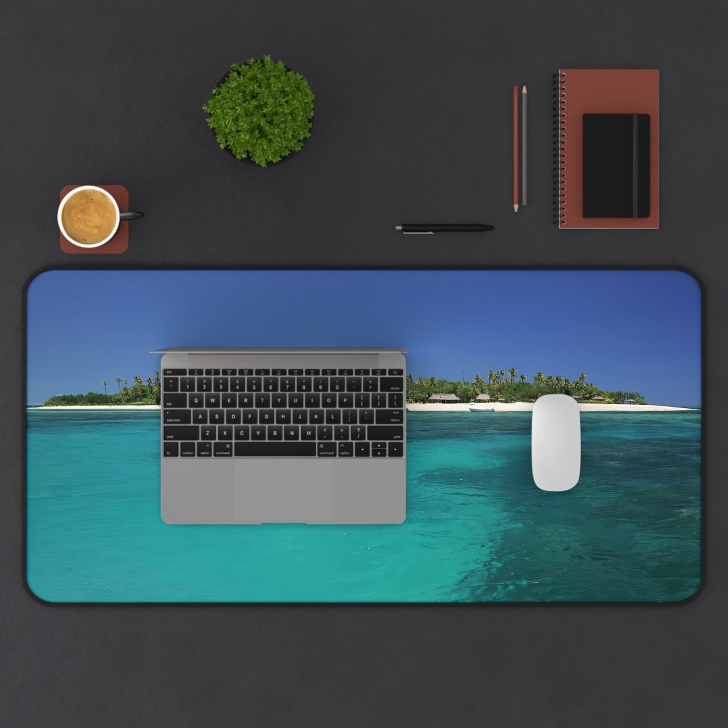Desk Mat - Tropical Island