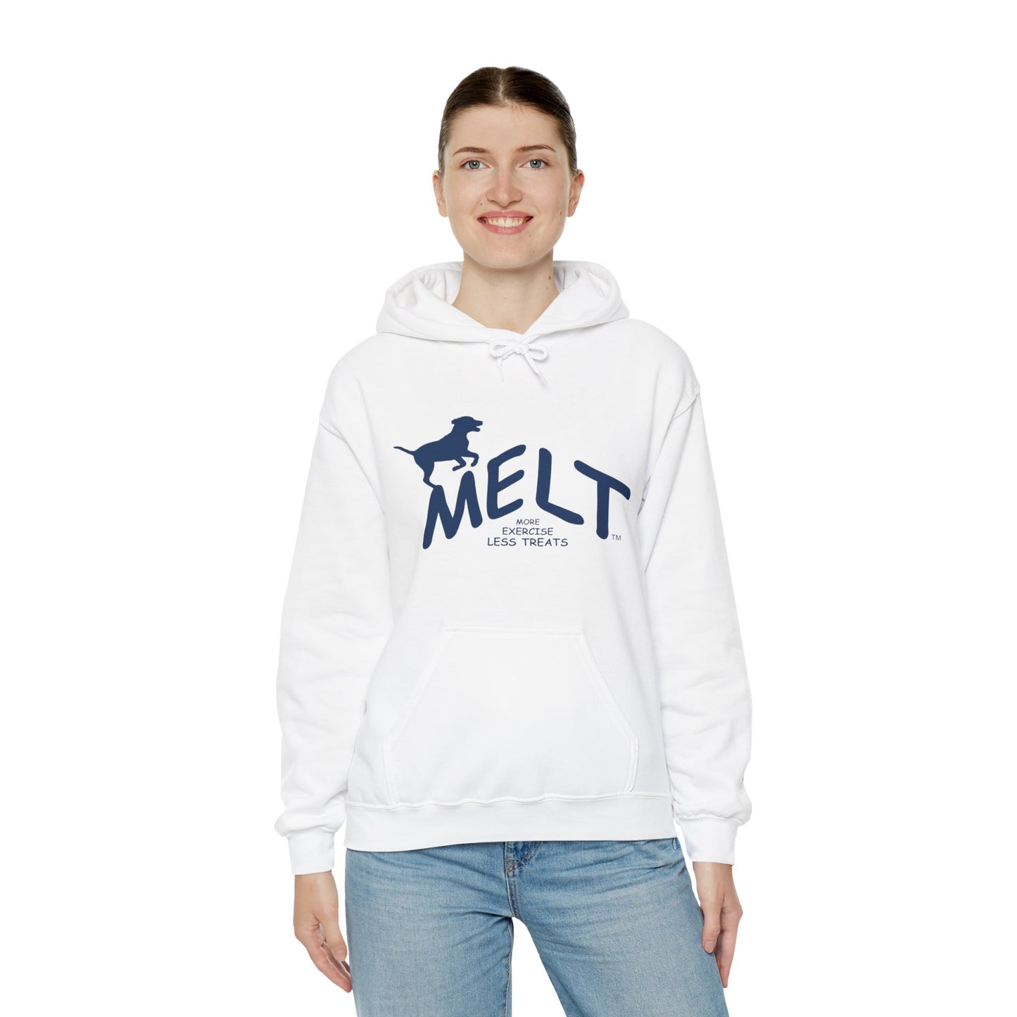 Hooded Sweatshirt (unisex) - MELT   (blue)