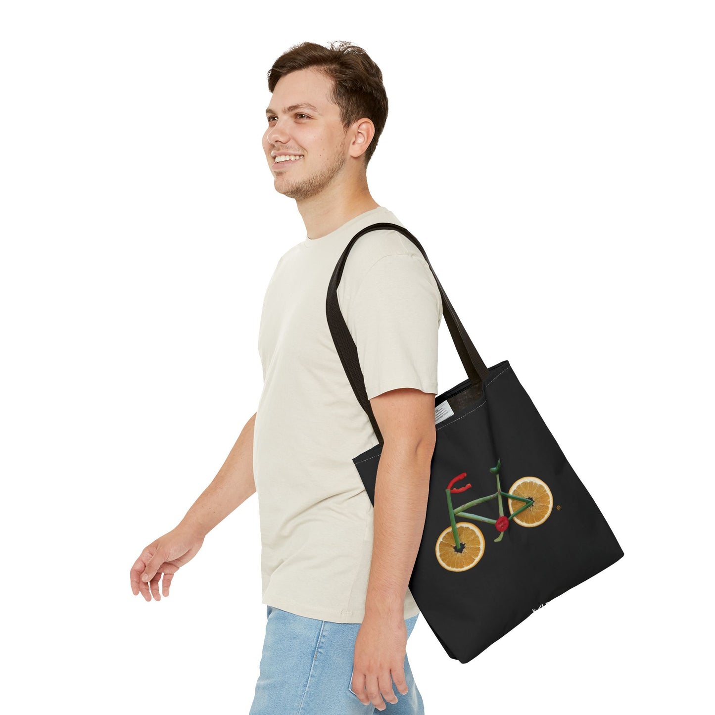 Tote Bag - Veggie Bike  (black)