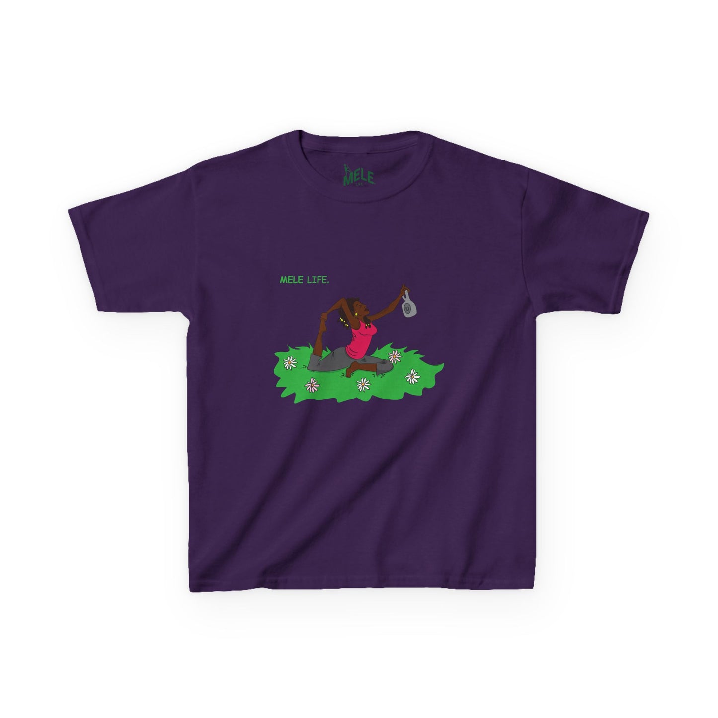 Kids Tee - Yoga Lady 2
