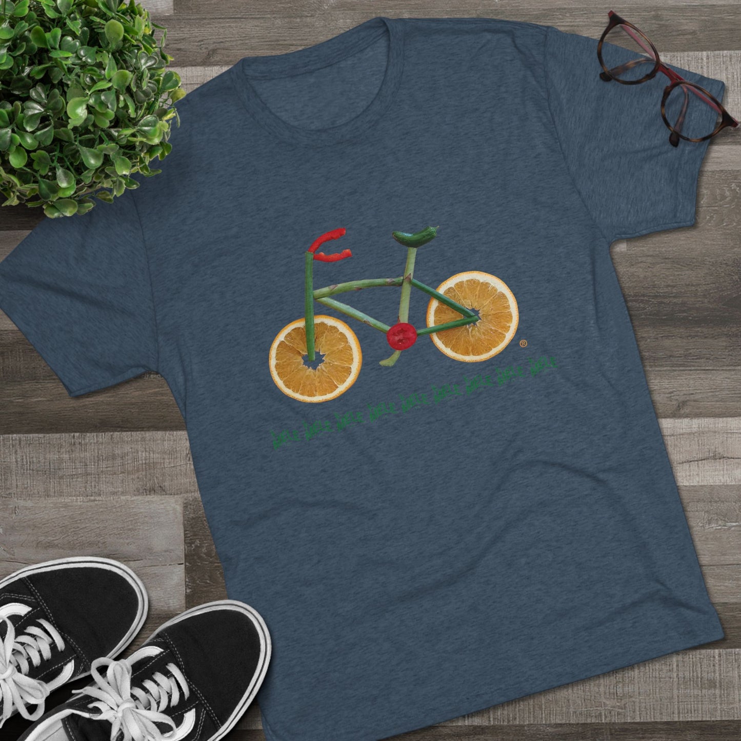 Triblend Tee (unisex) - Veggie Bike