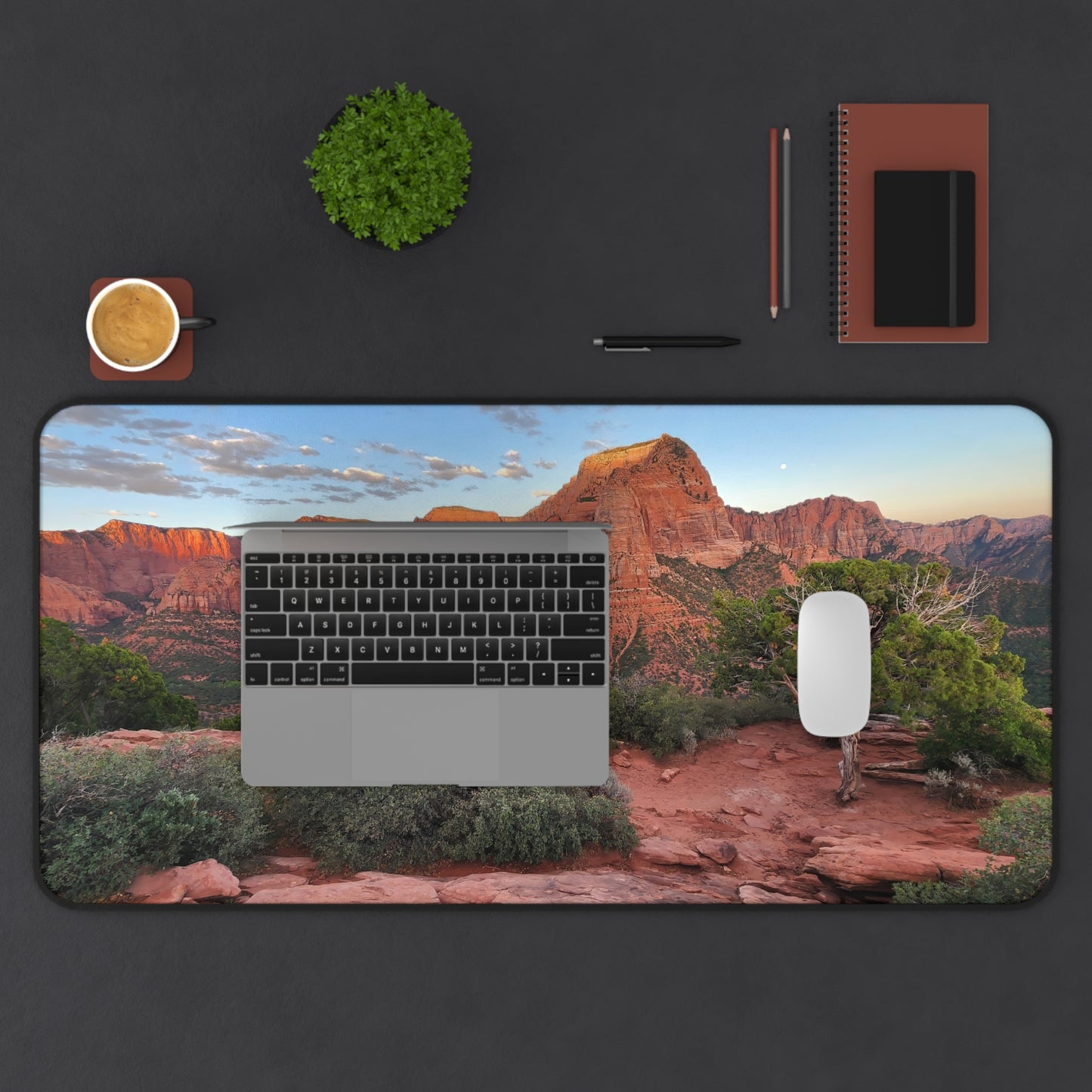Desk Mat - Kolob Canyons in Zion National Park