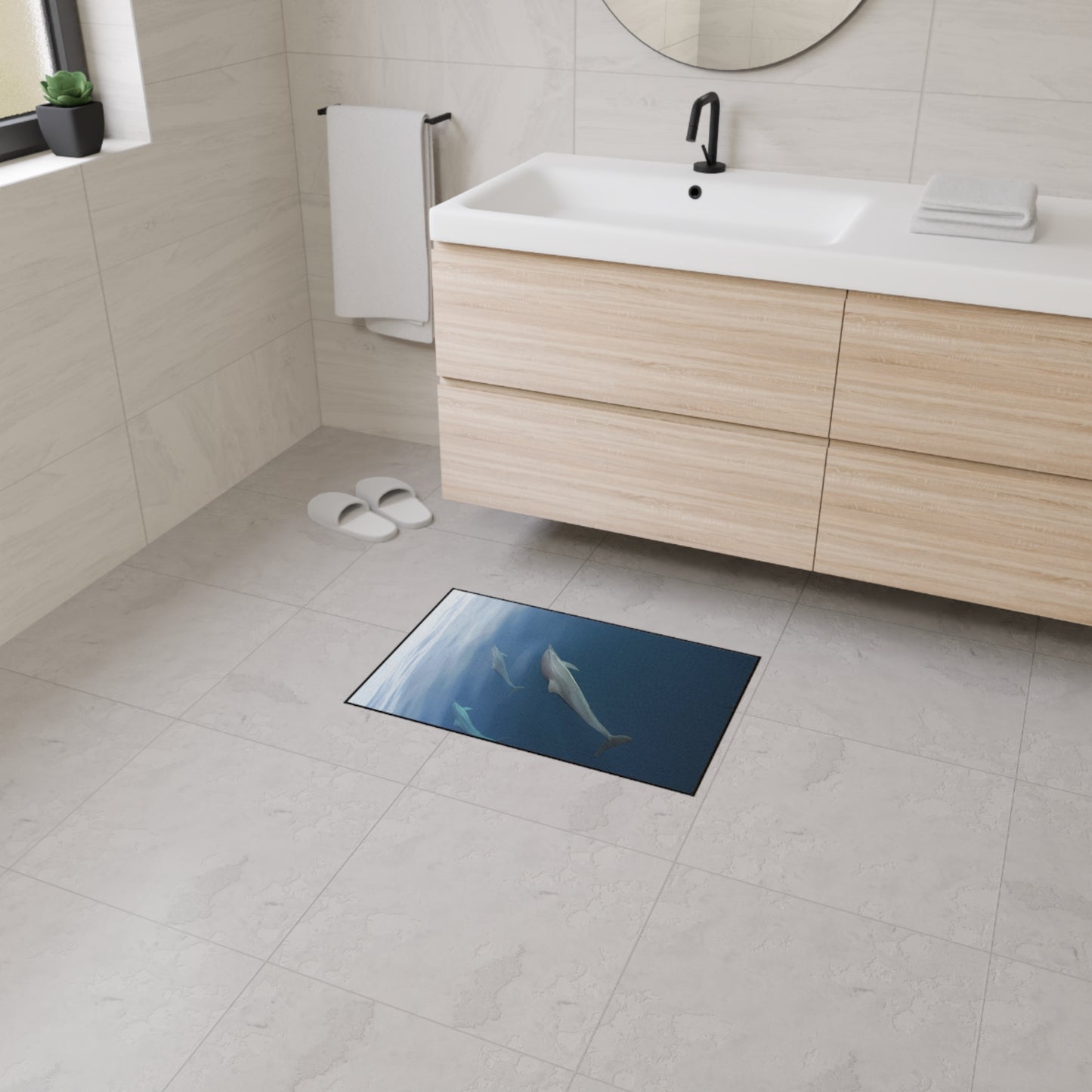 Floor Mat - Dolphins