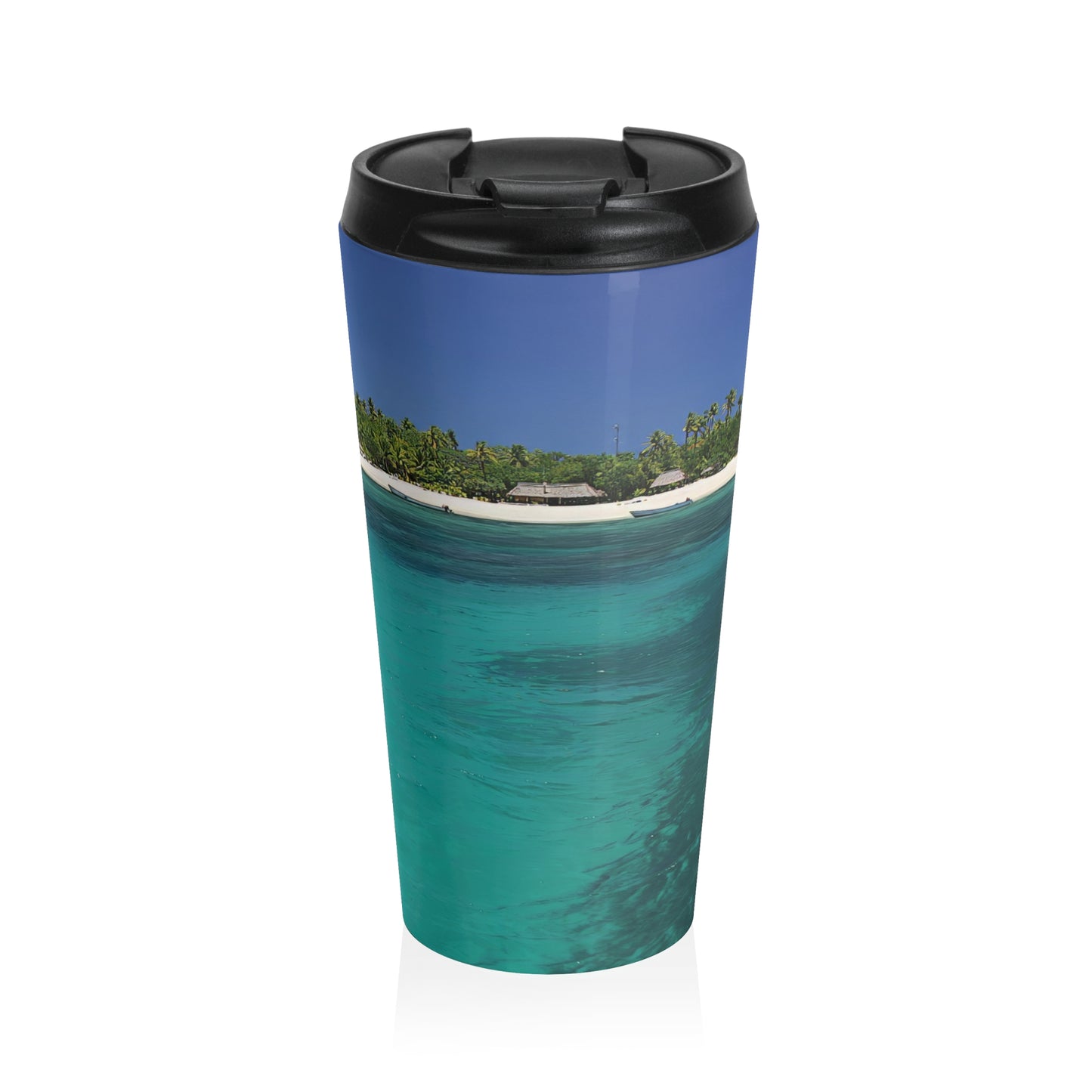 Travel Mug (15oz) - Tropical Island