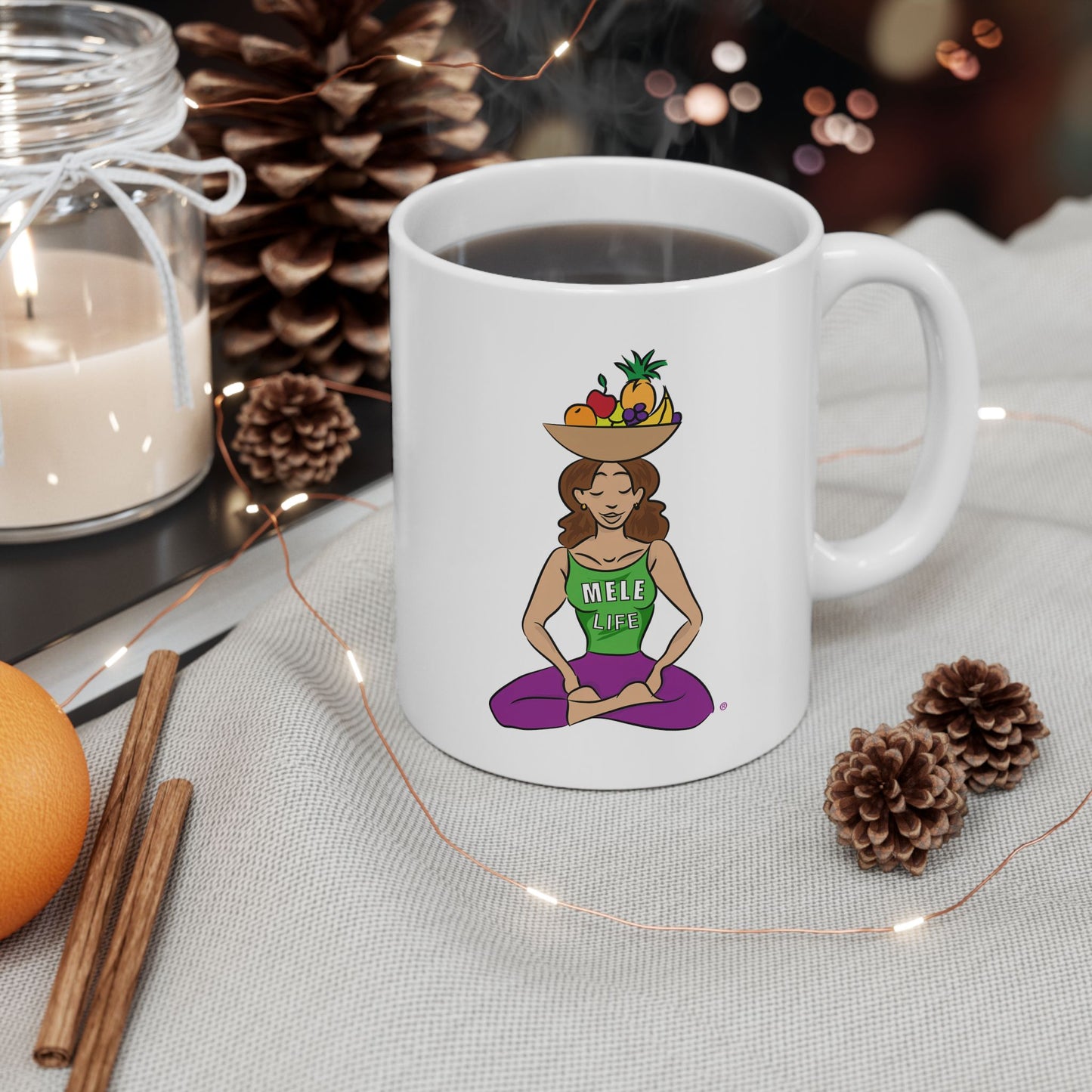 Coffee Mug (11oz/15oz) - Yoga Lady 1