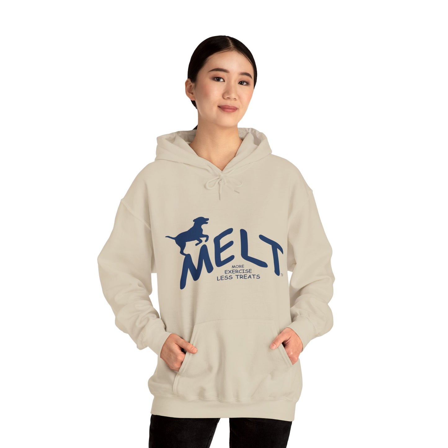 Hooded Sweatshirt (unisex) - MELT   (blue)