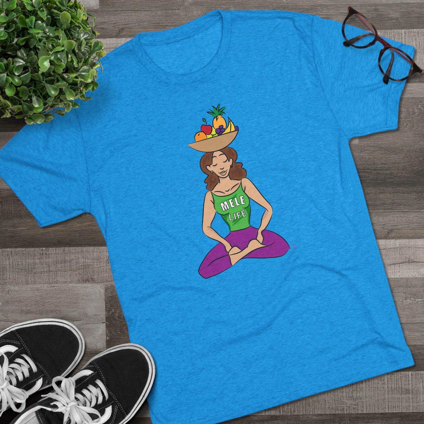 Triblend Tee (unisex) - Yoga Lady1