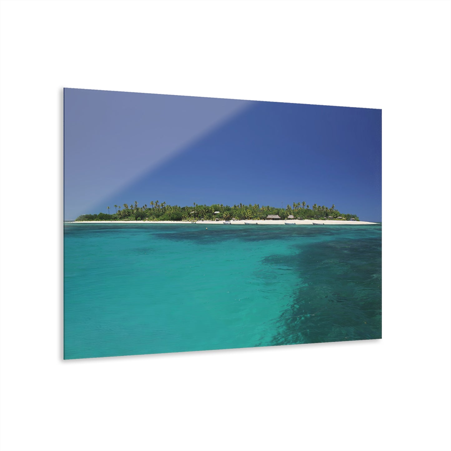 Acrylic Wall Art - Tropical Island in Fiji