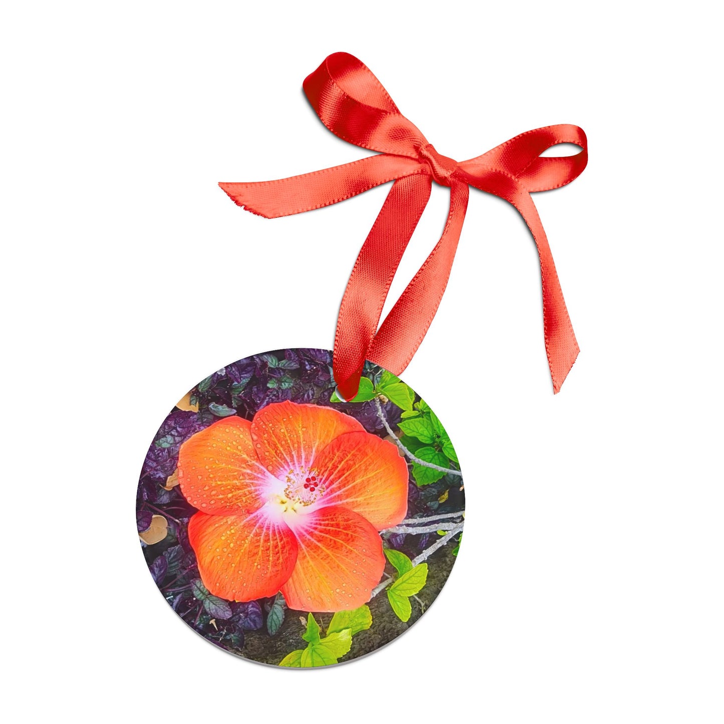 Holiday Ornament - Hawaiian Hibiscus Flower