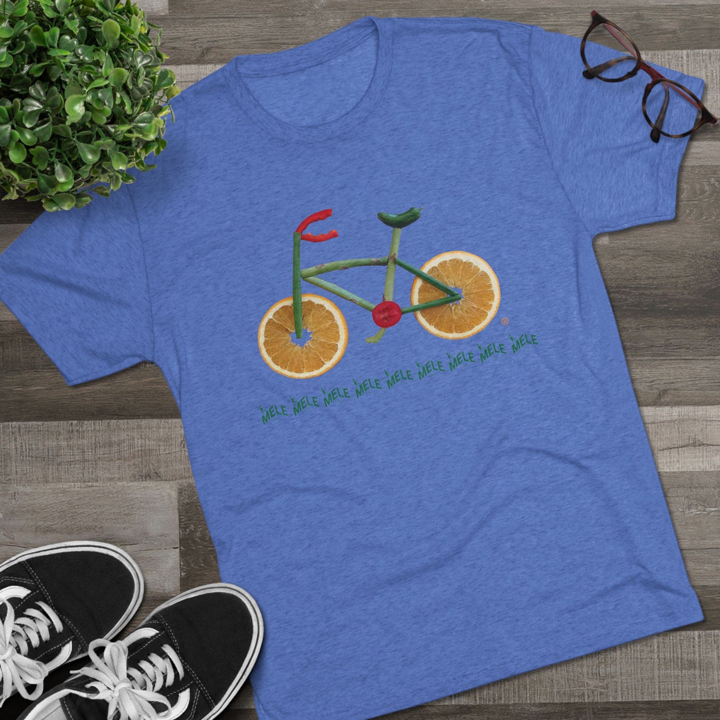 Triblend Tee (unisex) - Veggie Bike