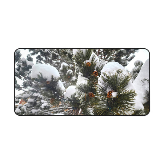 Desk Mat - Pine Cones