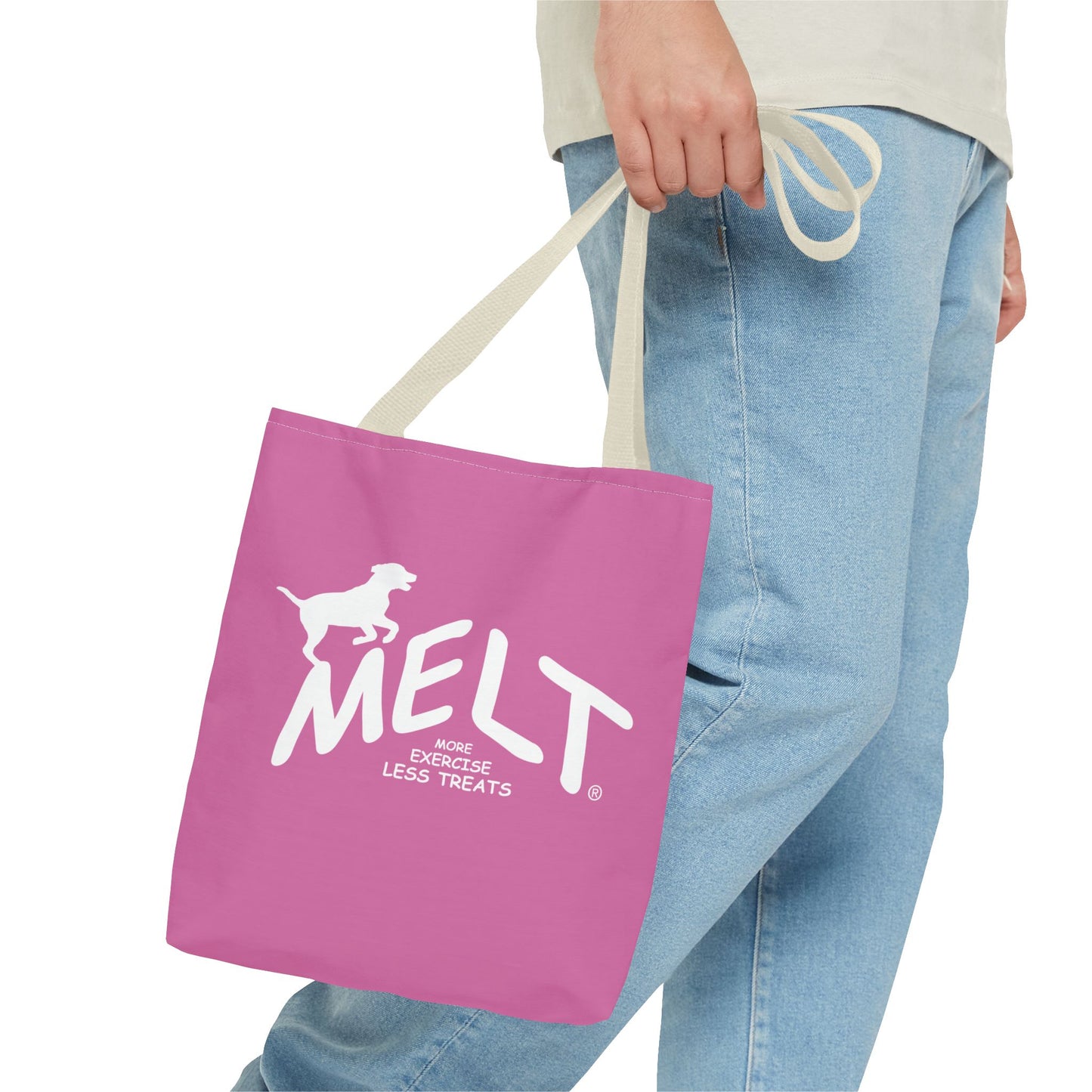 Tote Bag - MELT logo  (pink)