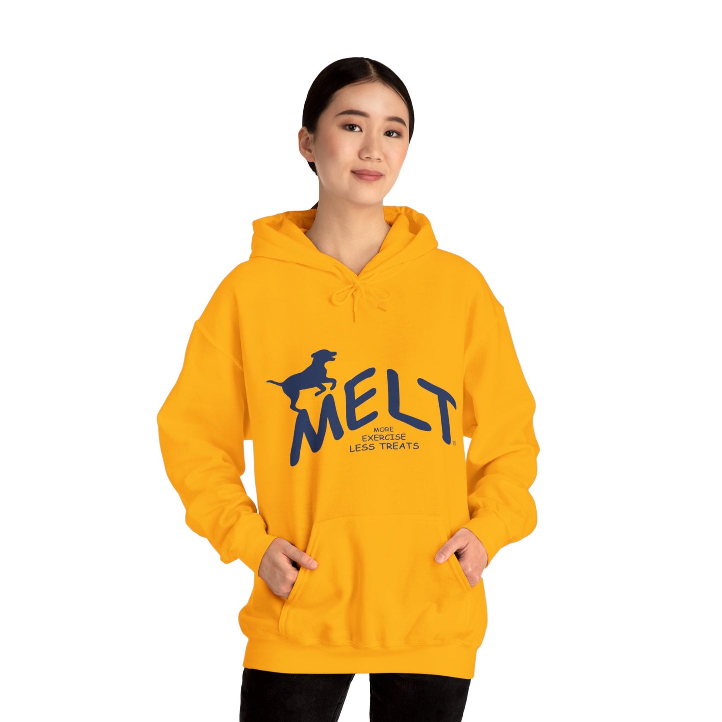 Hooded Sweatshirt (unisex) - MELT   (blue)