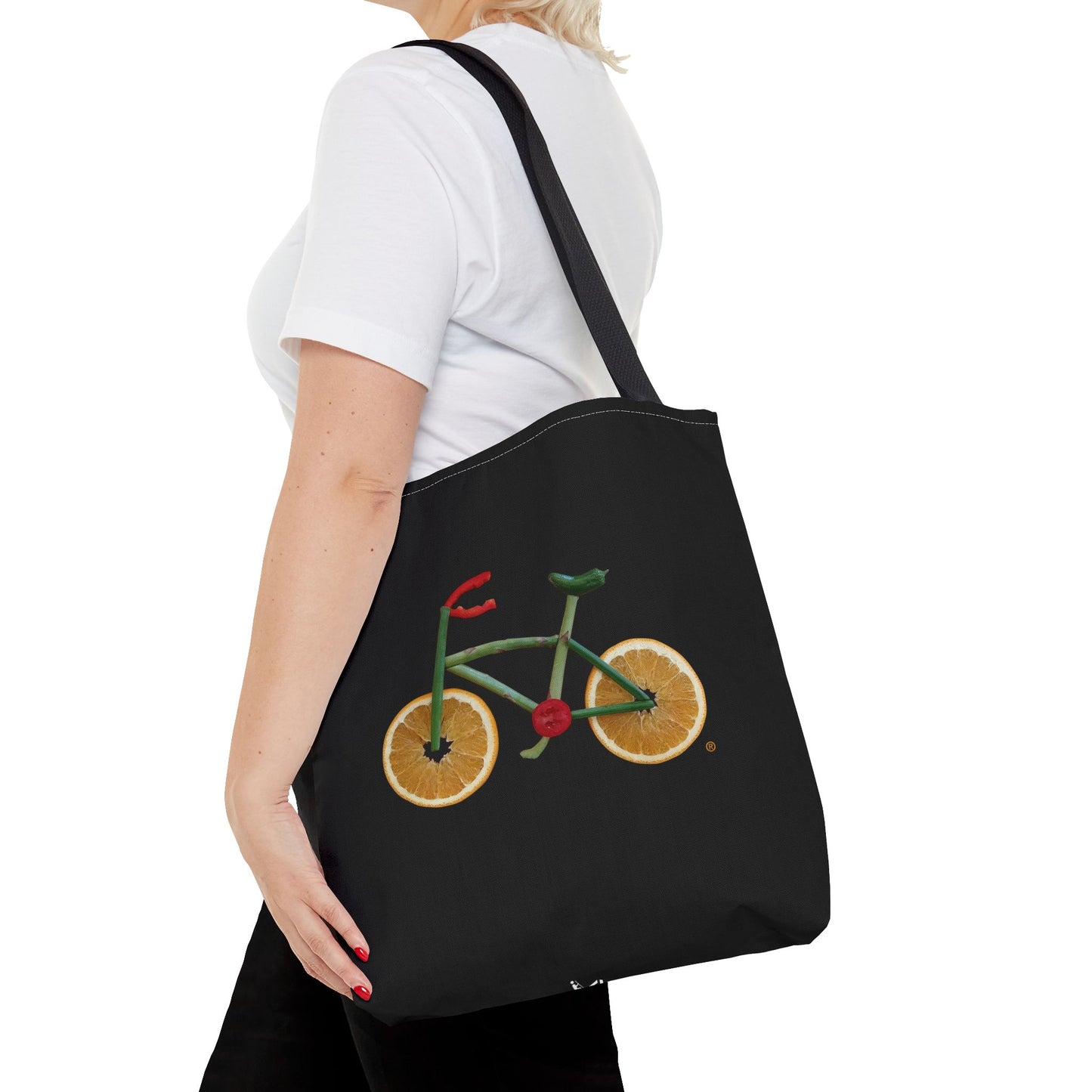 Tote Bag - Veggie Bike  (black)