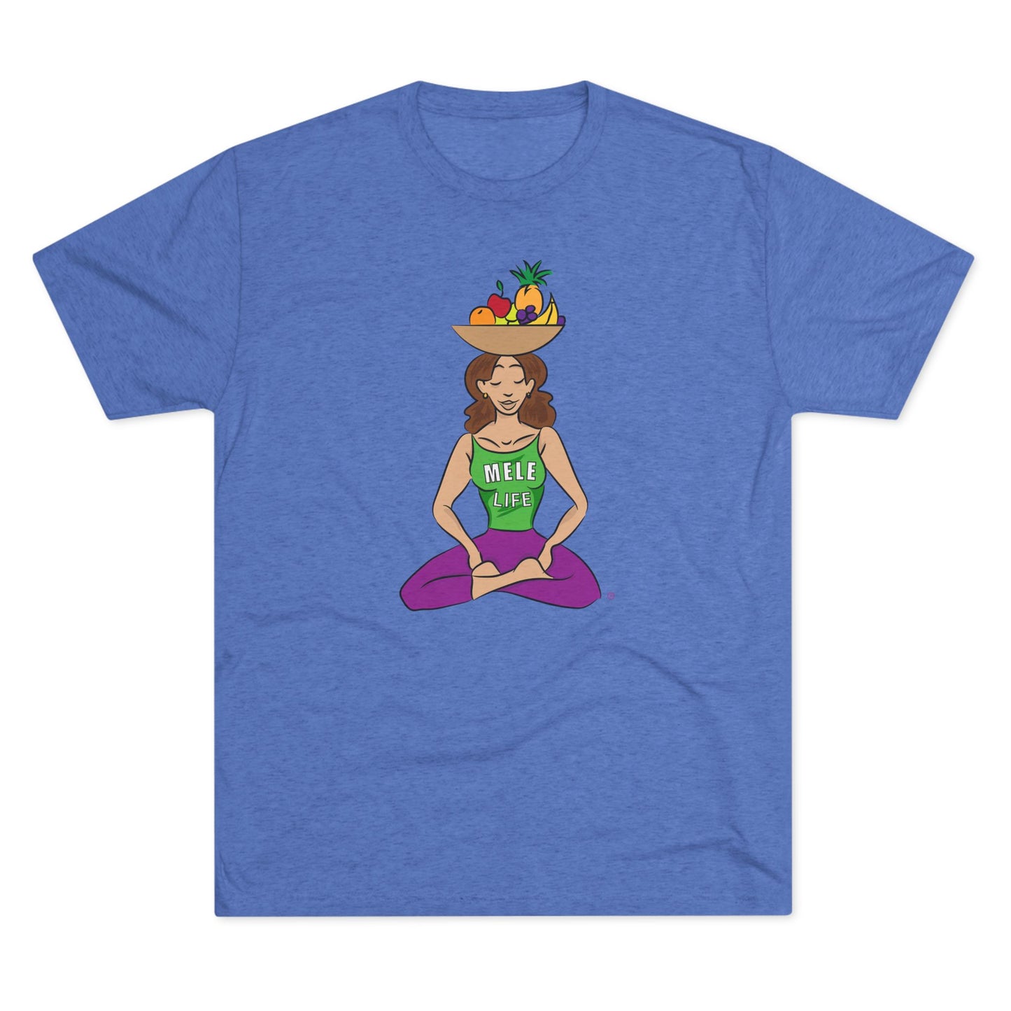 Triblend Tee (unisex) - Yoga Lady1
