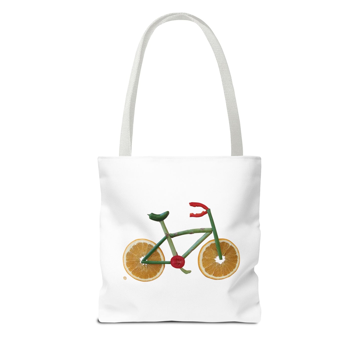 Tote Bag - Veggie Bike  (white)