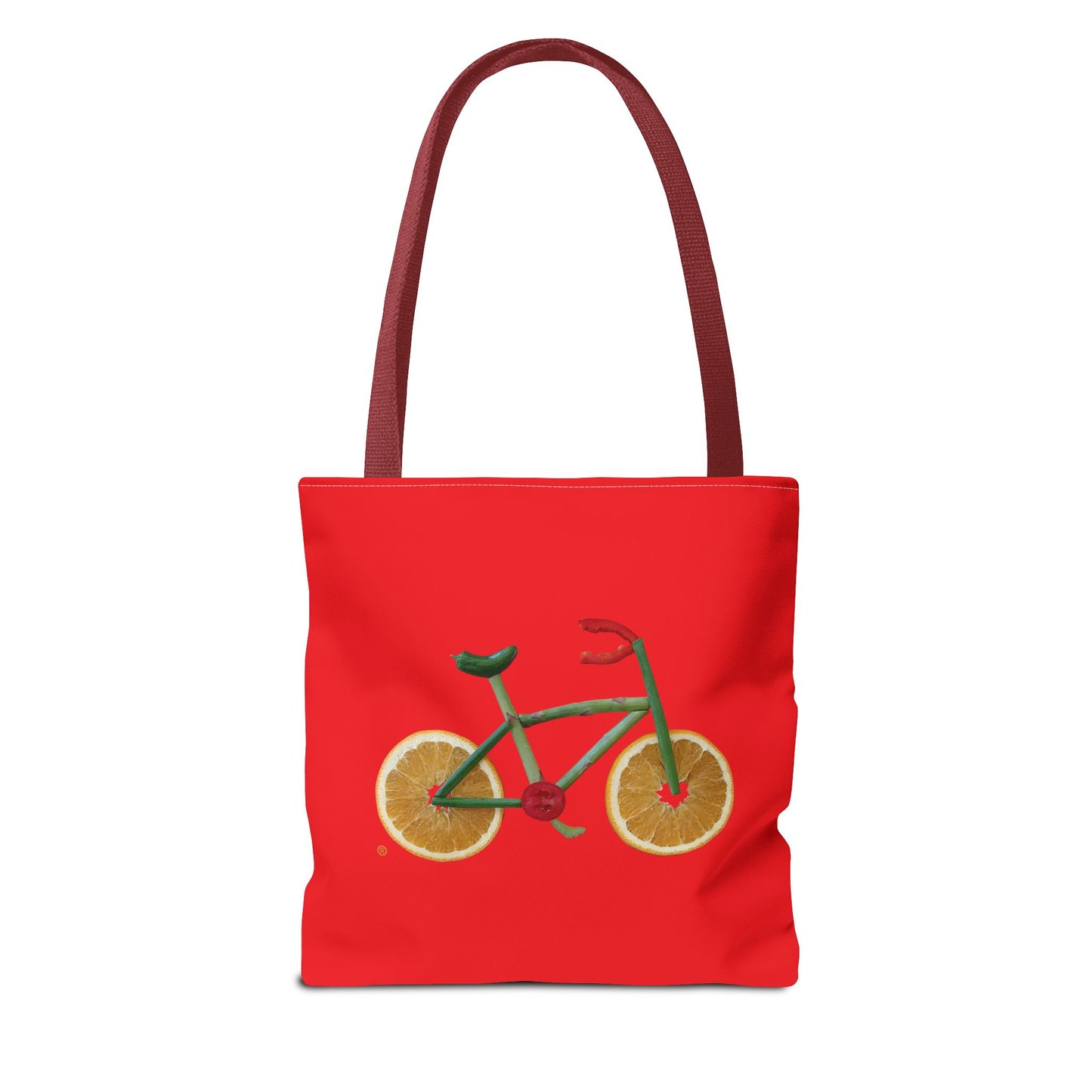 Tote Bag - Veggie Bike  (red)